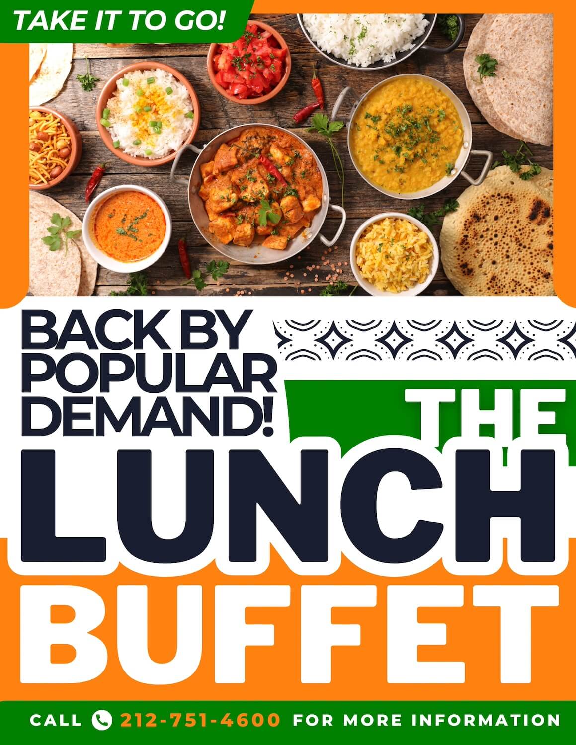 Clickable promo for our Lunch Buffet